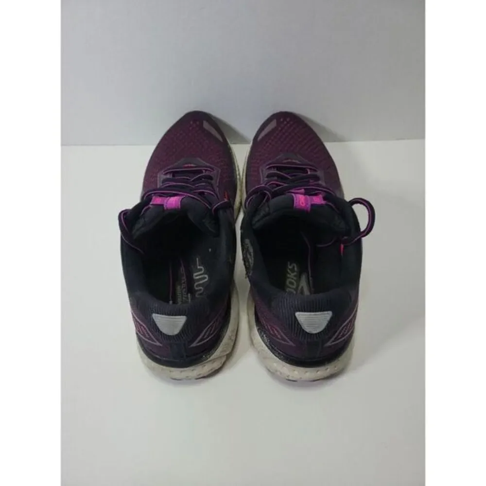 Brooks Ghost 12 1203051B063 Running Shoes Women's‎ Size 7.5 Black/Plum Medium B.